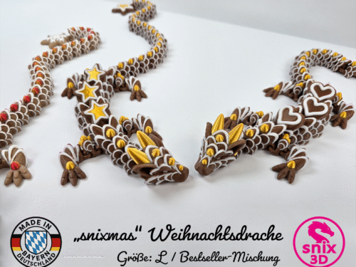 „snixmas“ Weihnachtsdrachen (versch. Größen)