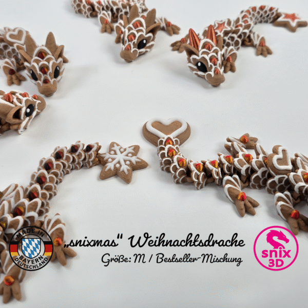 „snixmas“ Weihnachtsdrachen (versch. Größen)