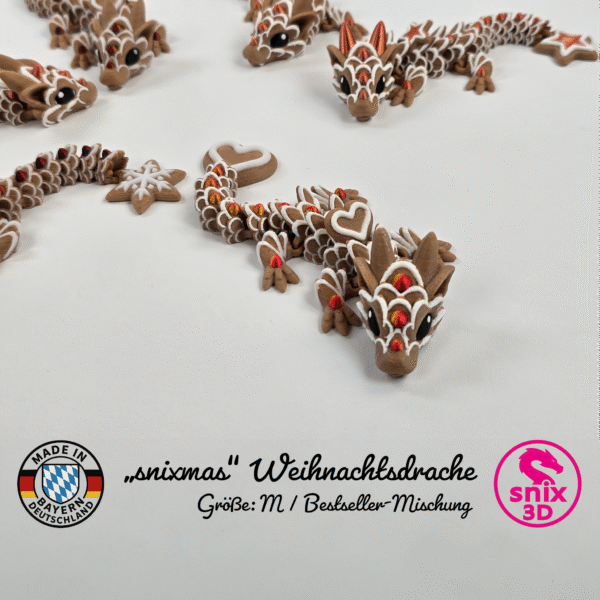 „snixmas“ Weihnachtsdrachen (versch. Größen)